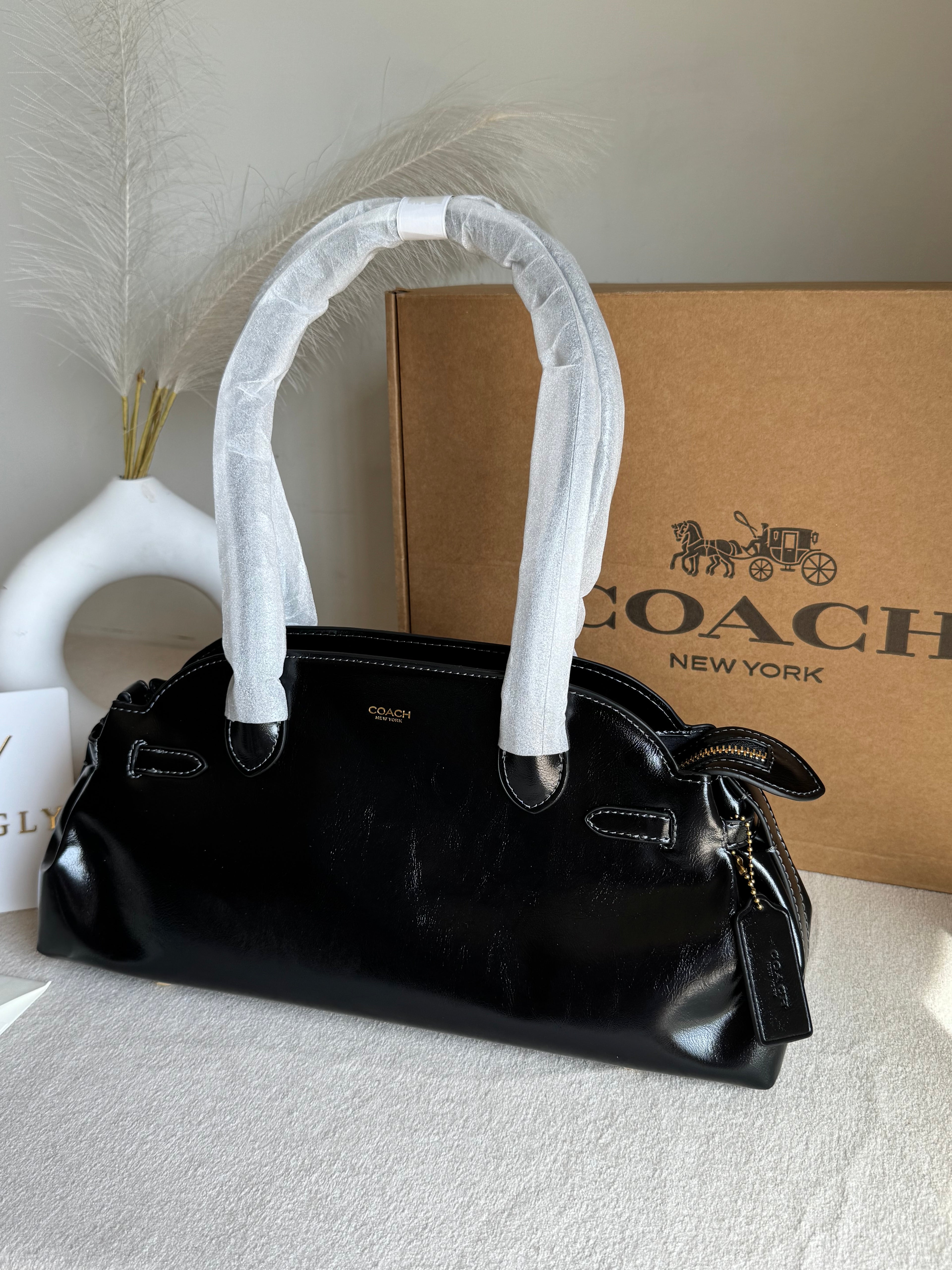 COACH Empire Bag EXTREMELY PREMIUM (Black) - BOX PACKING
