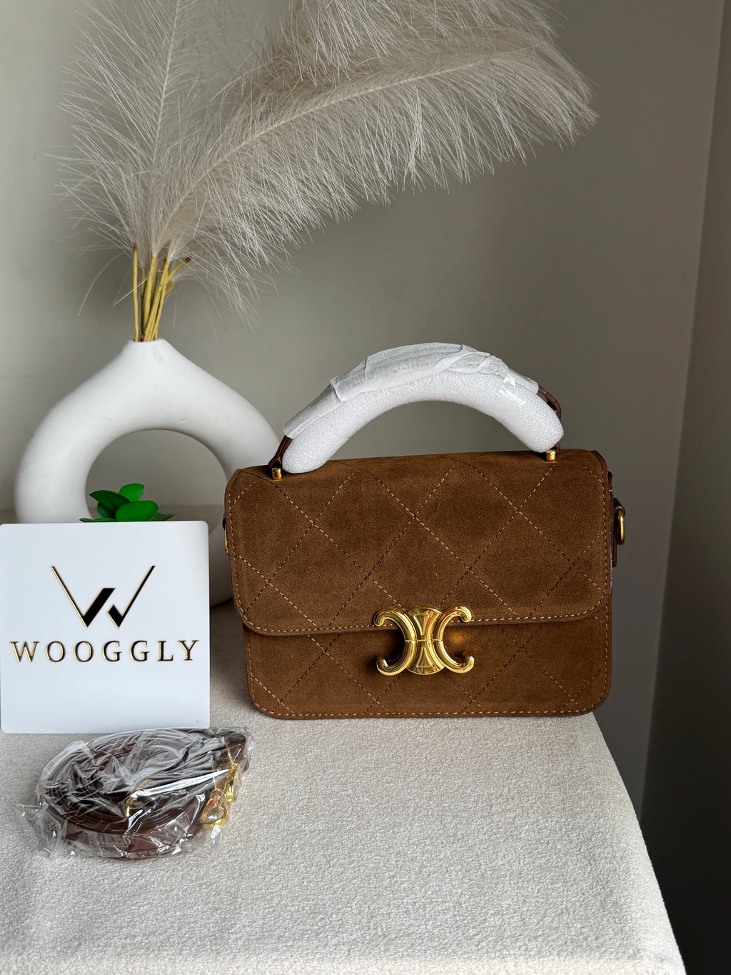 Premium Chloe Hand Bag Brown