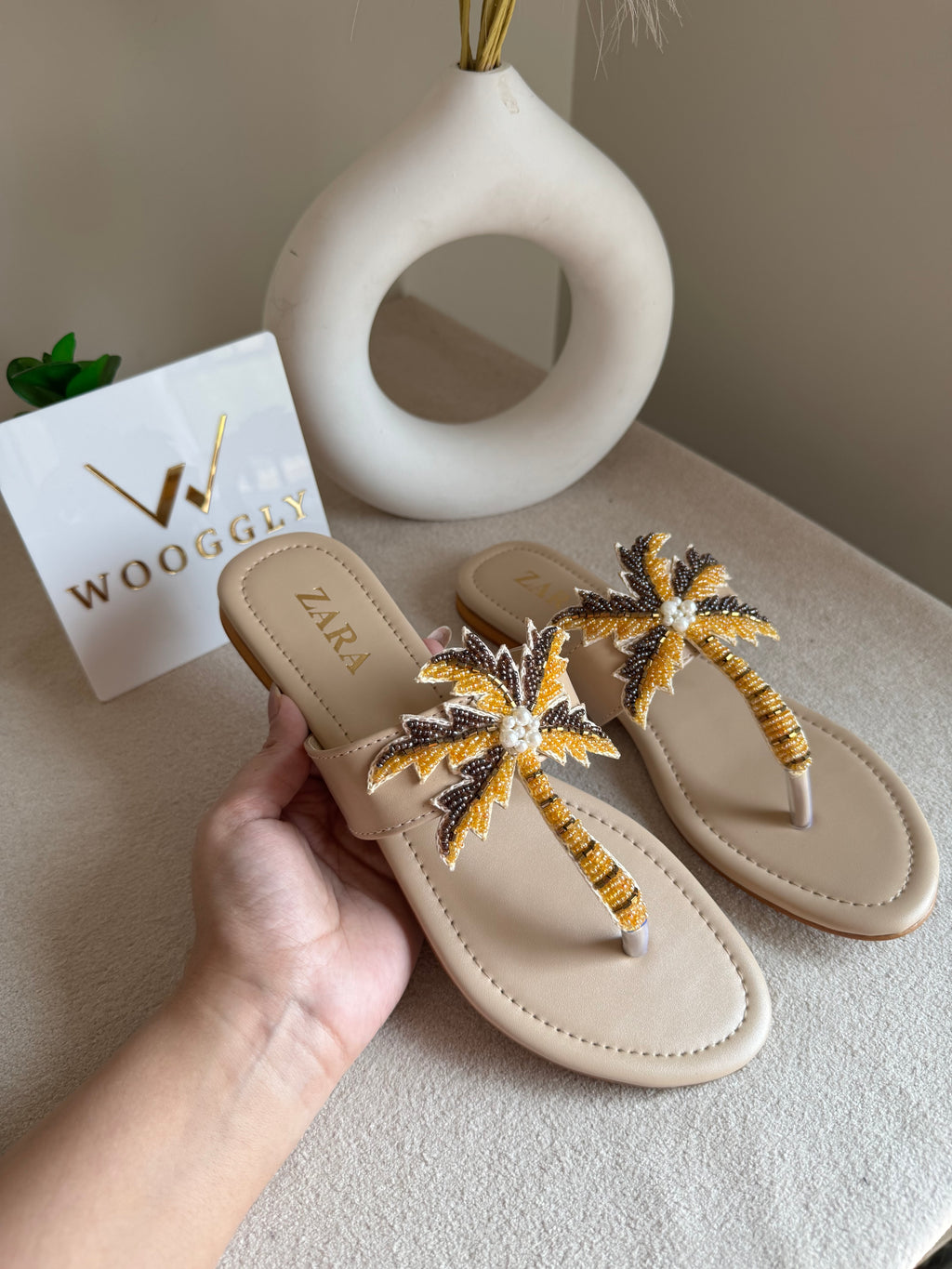 Zara Island Special Flats - Beige