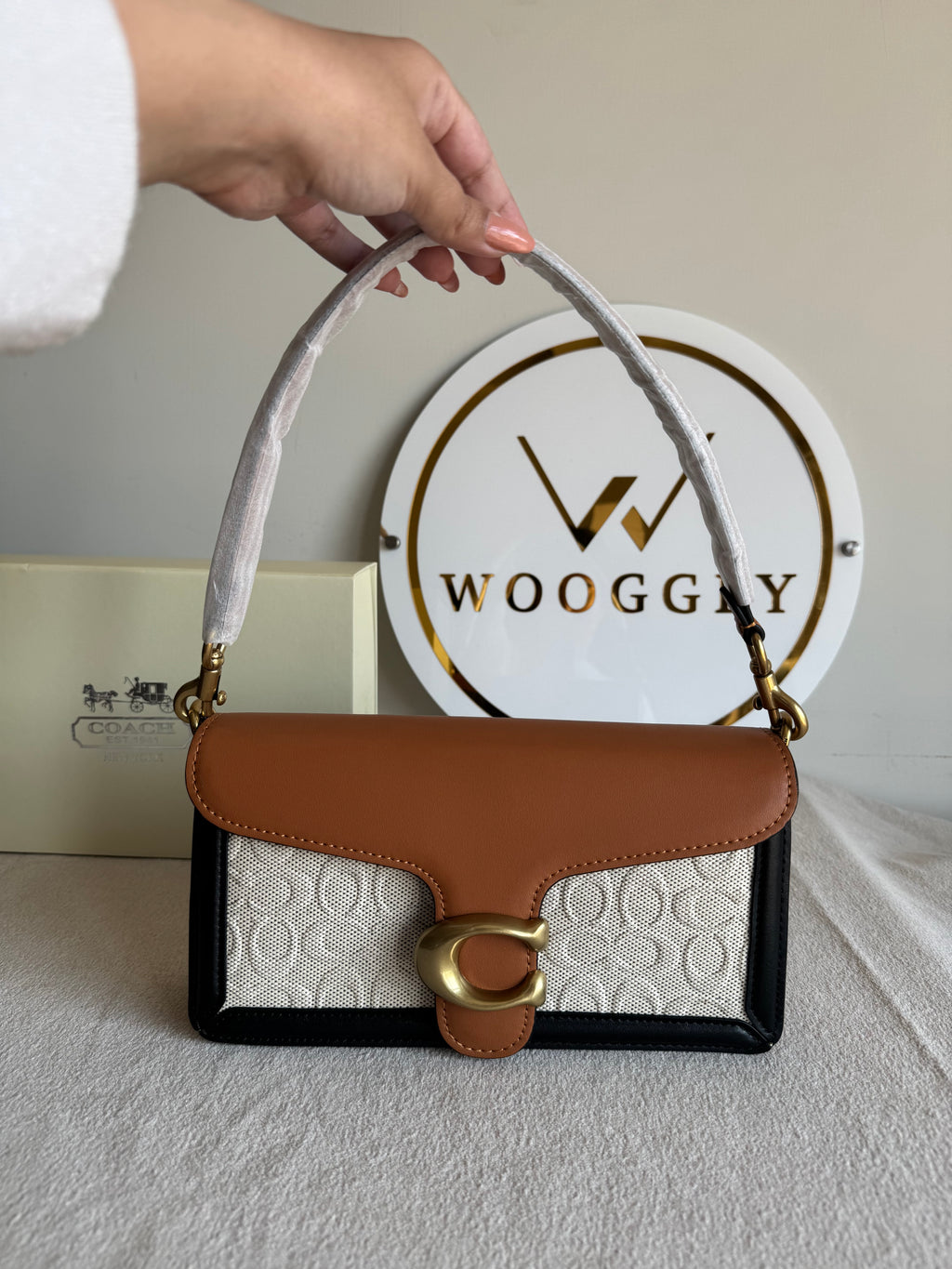 COACH TABBY EXCLUSIVE (Brown & Black) - BOX PACKING