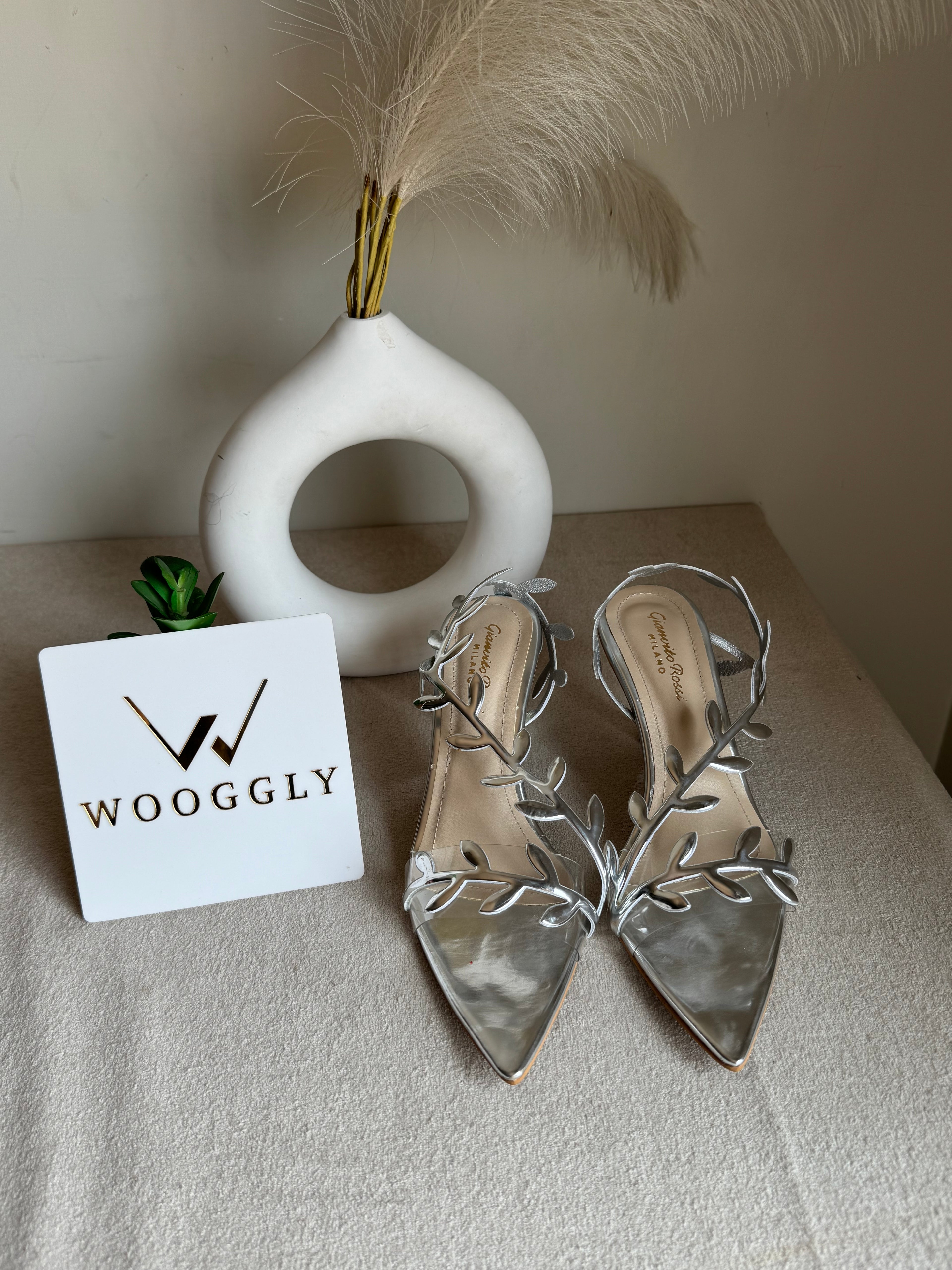 Gianvitto Rossi Heels Silver