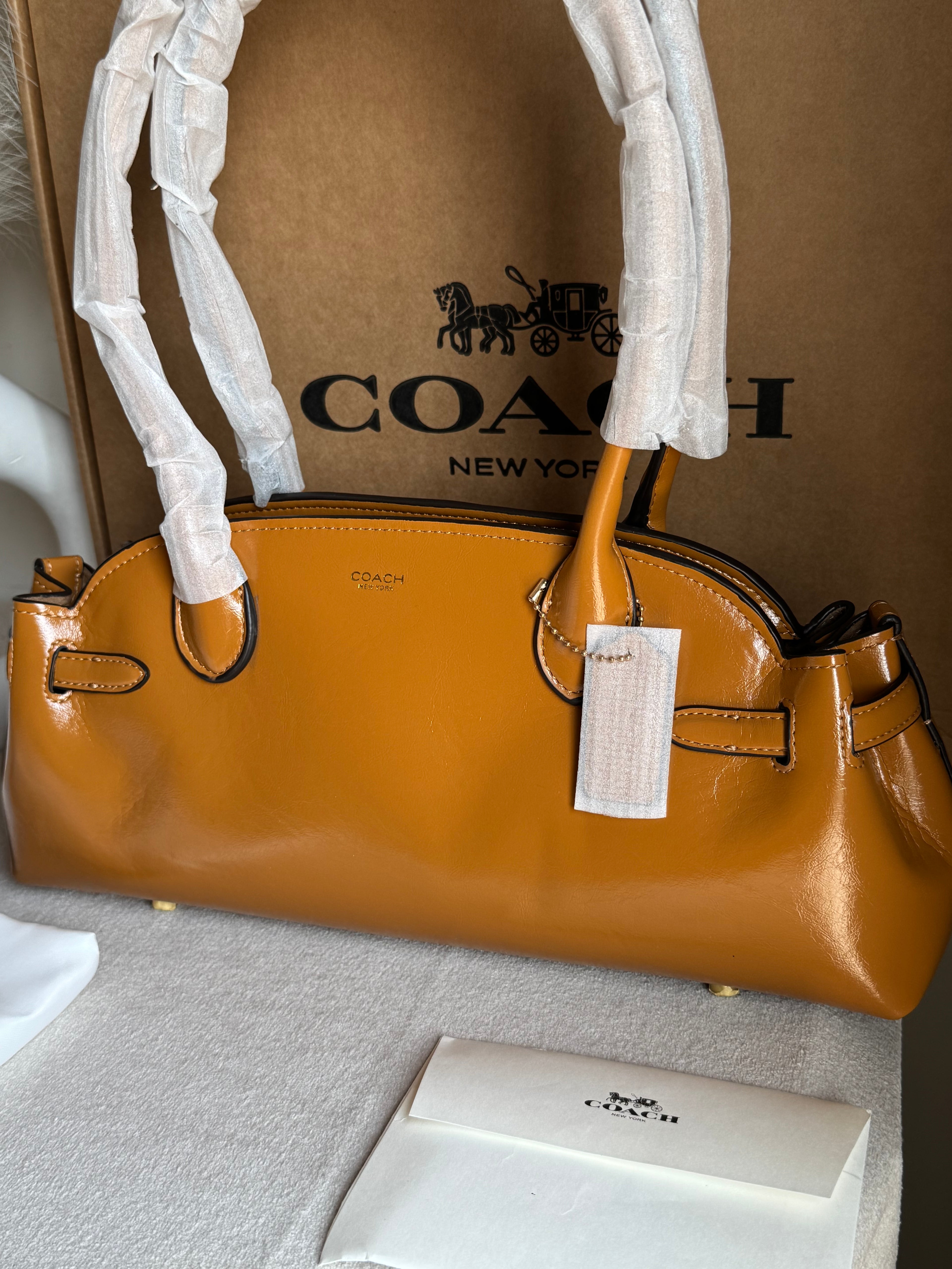COACH Empire Bag EXTREMELY PREMIUM (Khaaki) - BOX PACKING