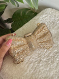 Swarovski Bow Clutch - Golden