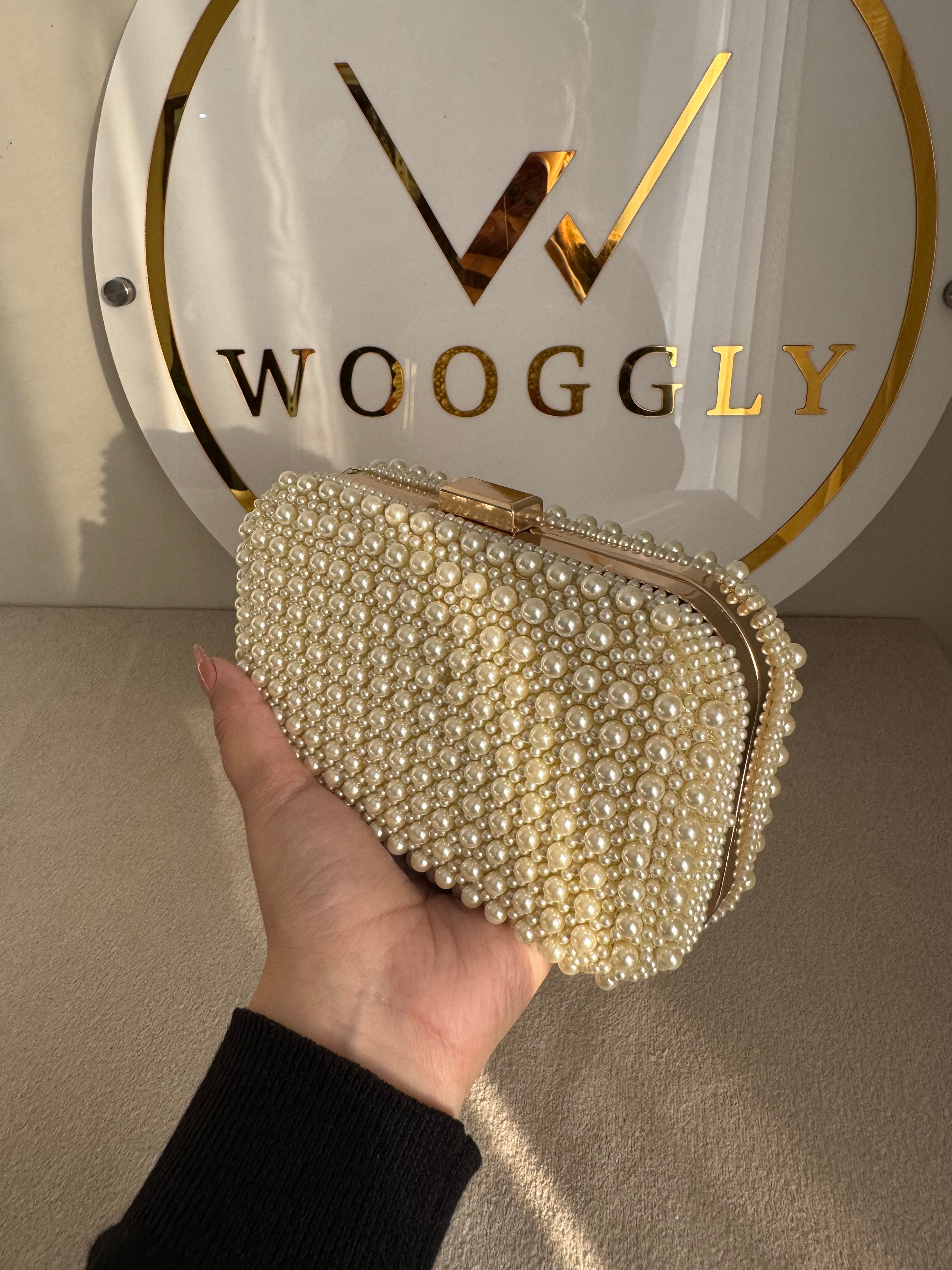 Stunning Pearl Clutch