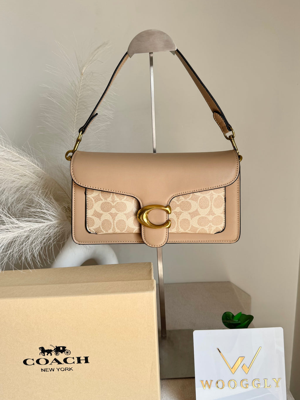COACH TABBY 26 Khaaki Decent Quality-BOX PACKING