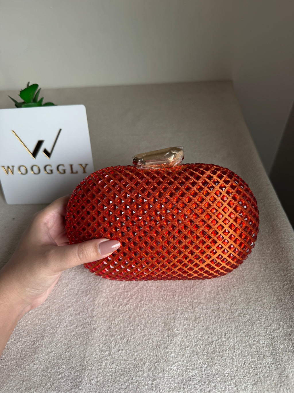 Belle Clutch Orange