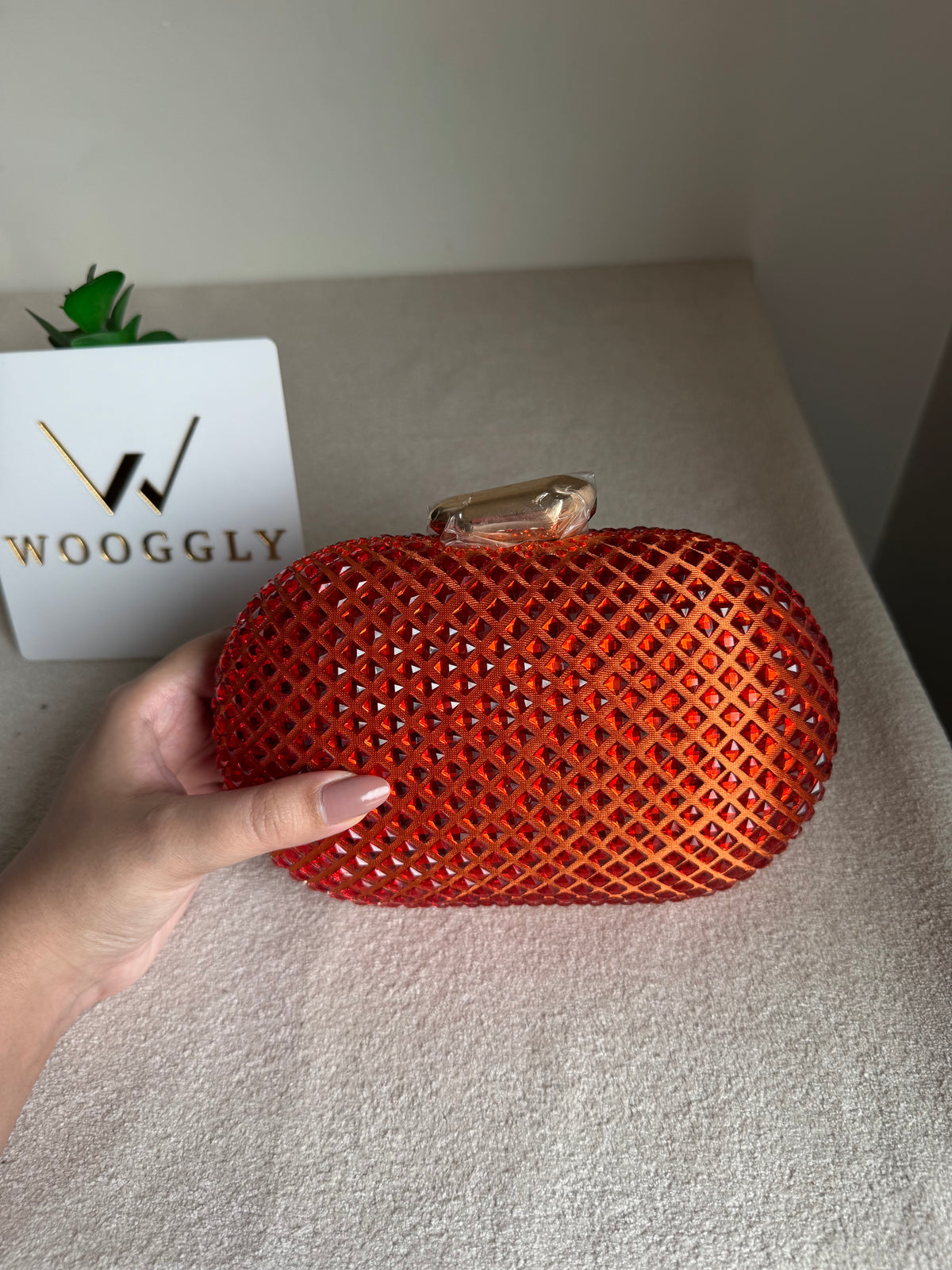 Belle Clutch Orange