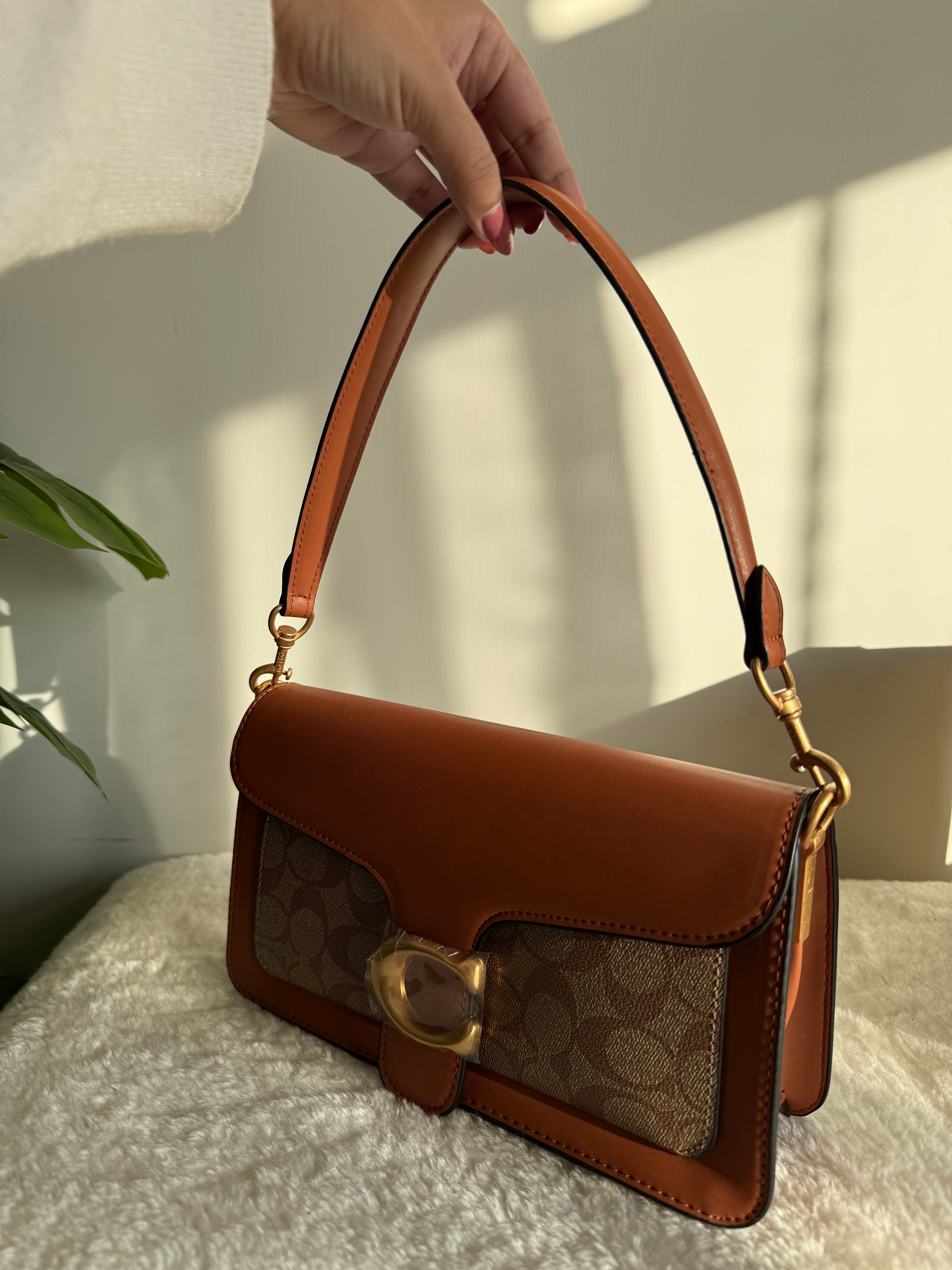 COACH TABBY PREMIUM (Apricot Brown) - BOX PACKING