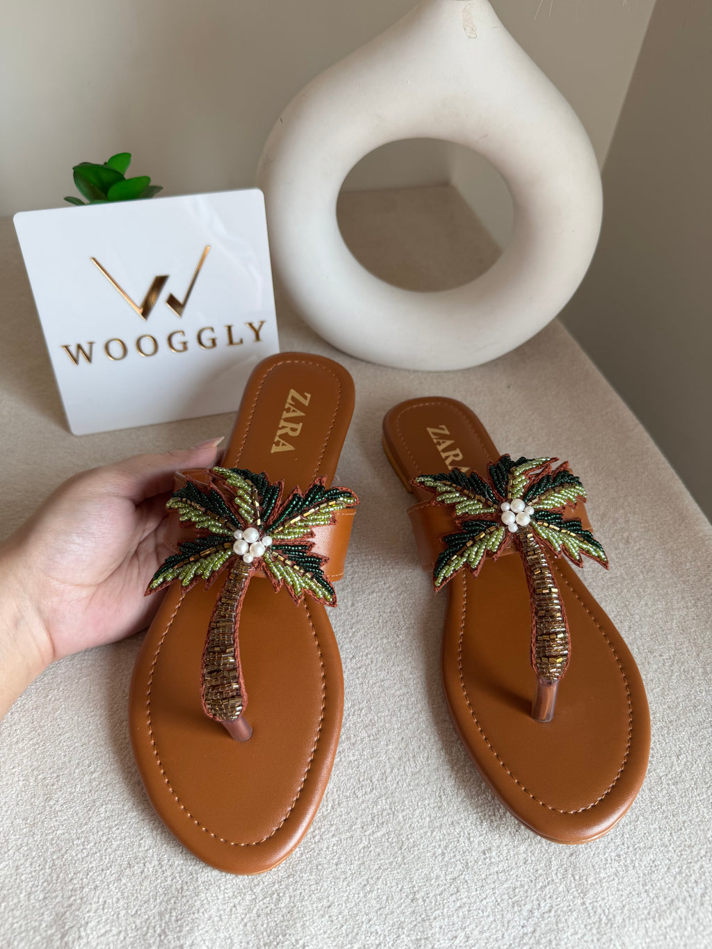 Zara Island Special Flats - Brown