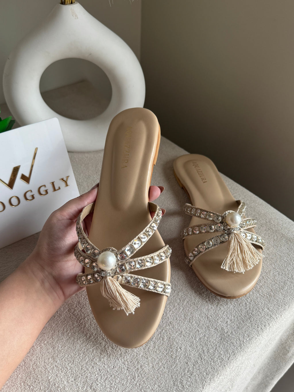 Angel Slides - Beige