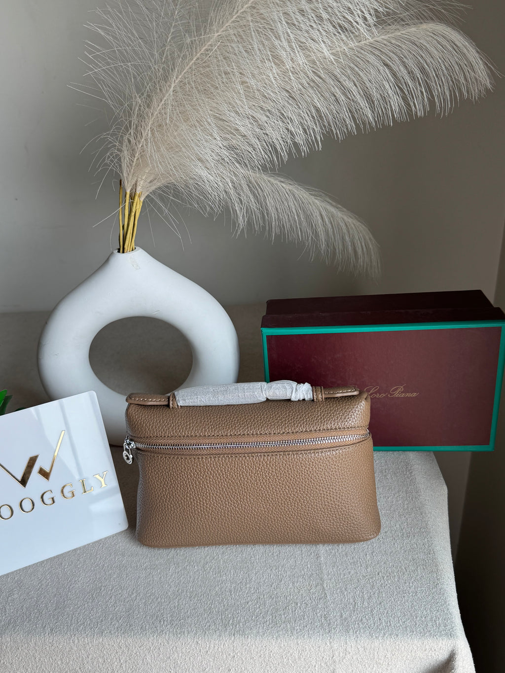 Loro Piana Premium Signature Bag - Khaaki