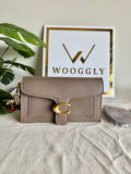 COACH TABBY with Coach Cherry Charm (Beige)