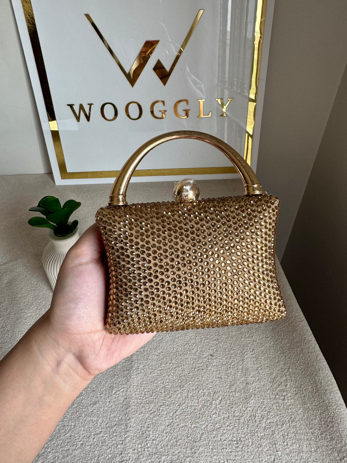 VÉRA Clutch Champagne