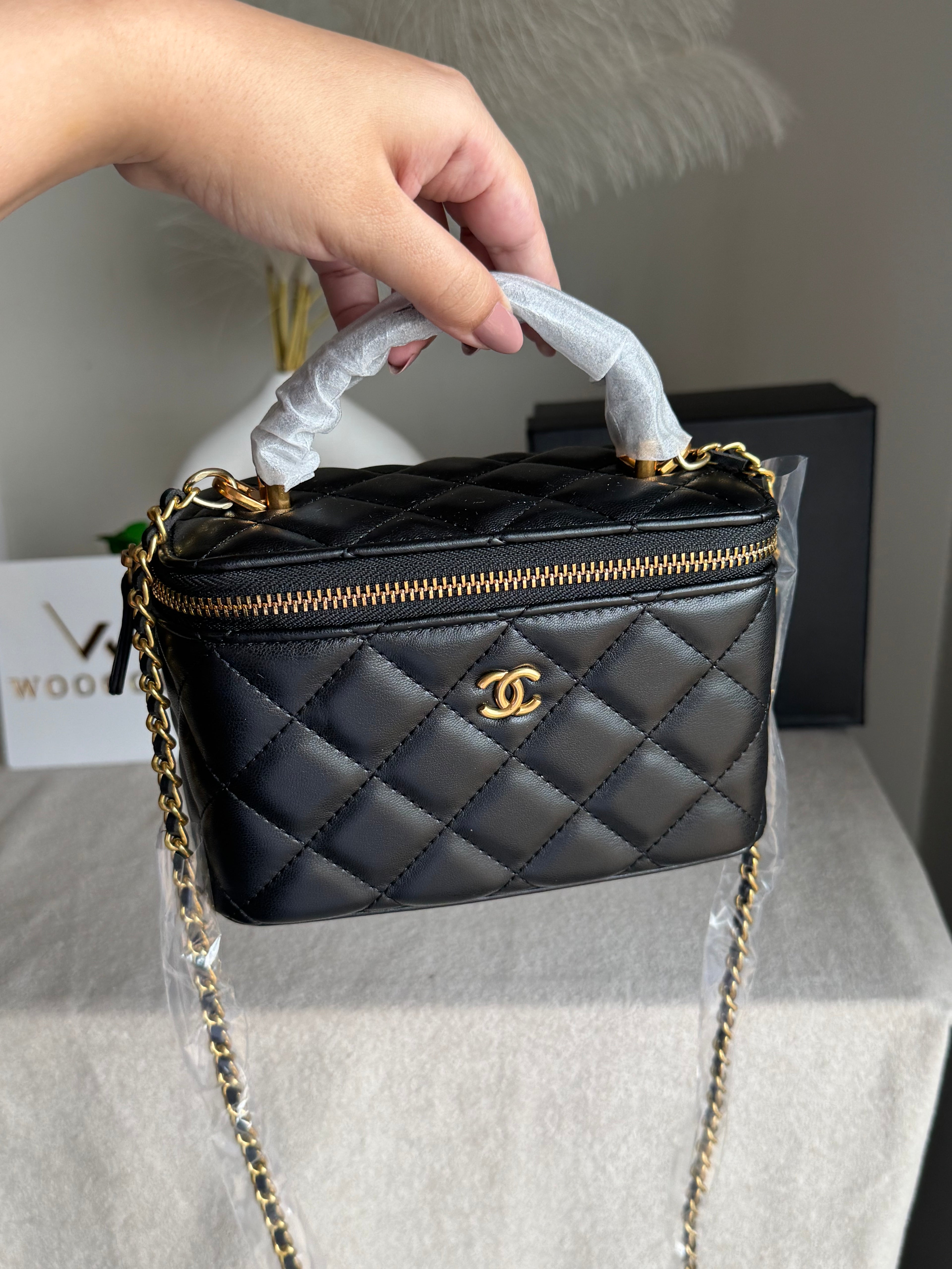 CH Mini Box Bag - Black