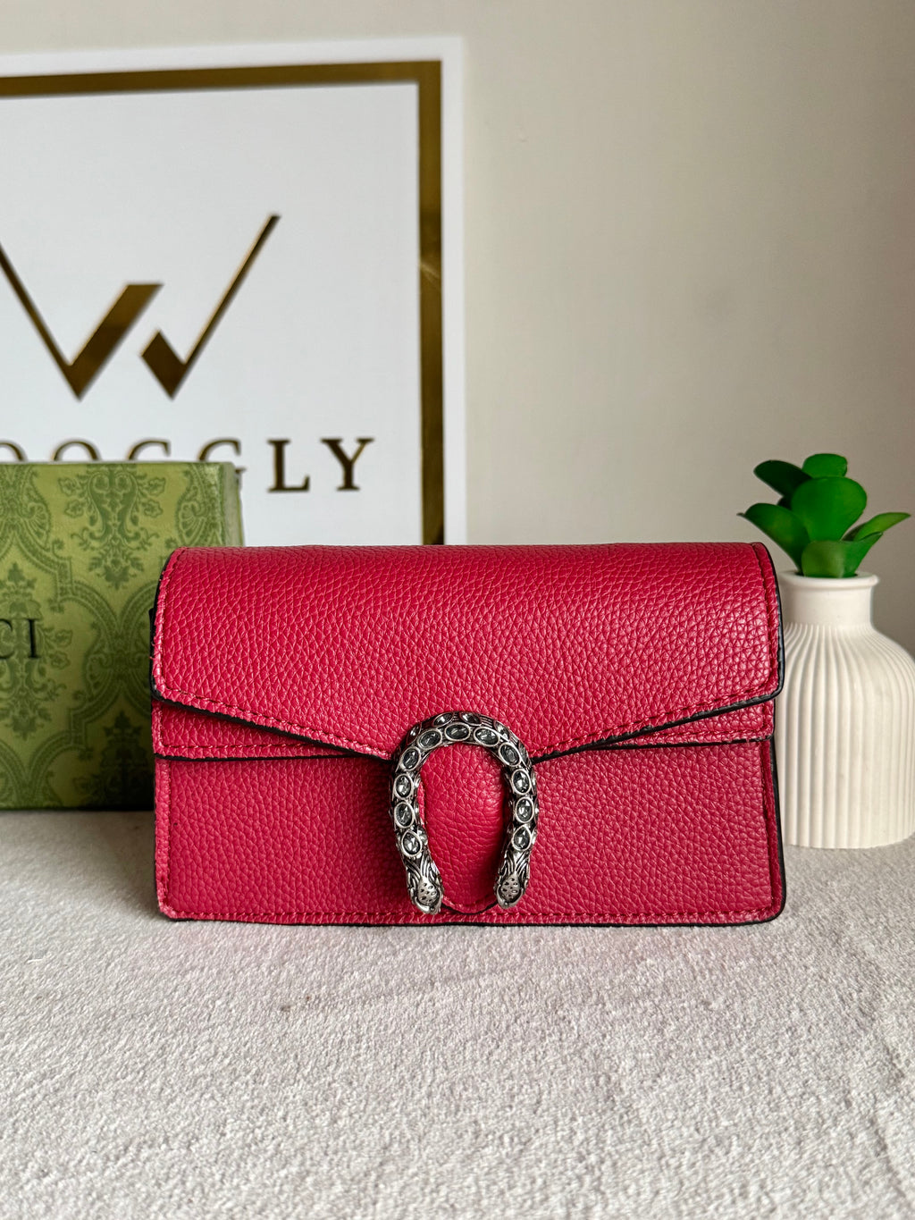 Viral Mini Gucci Bag Red - Box Packing