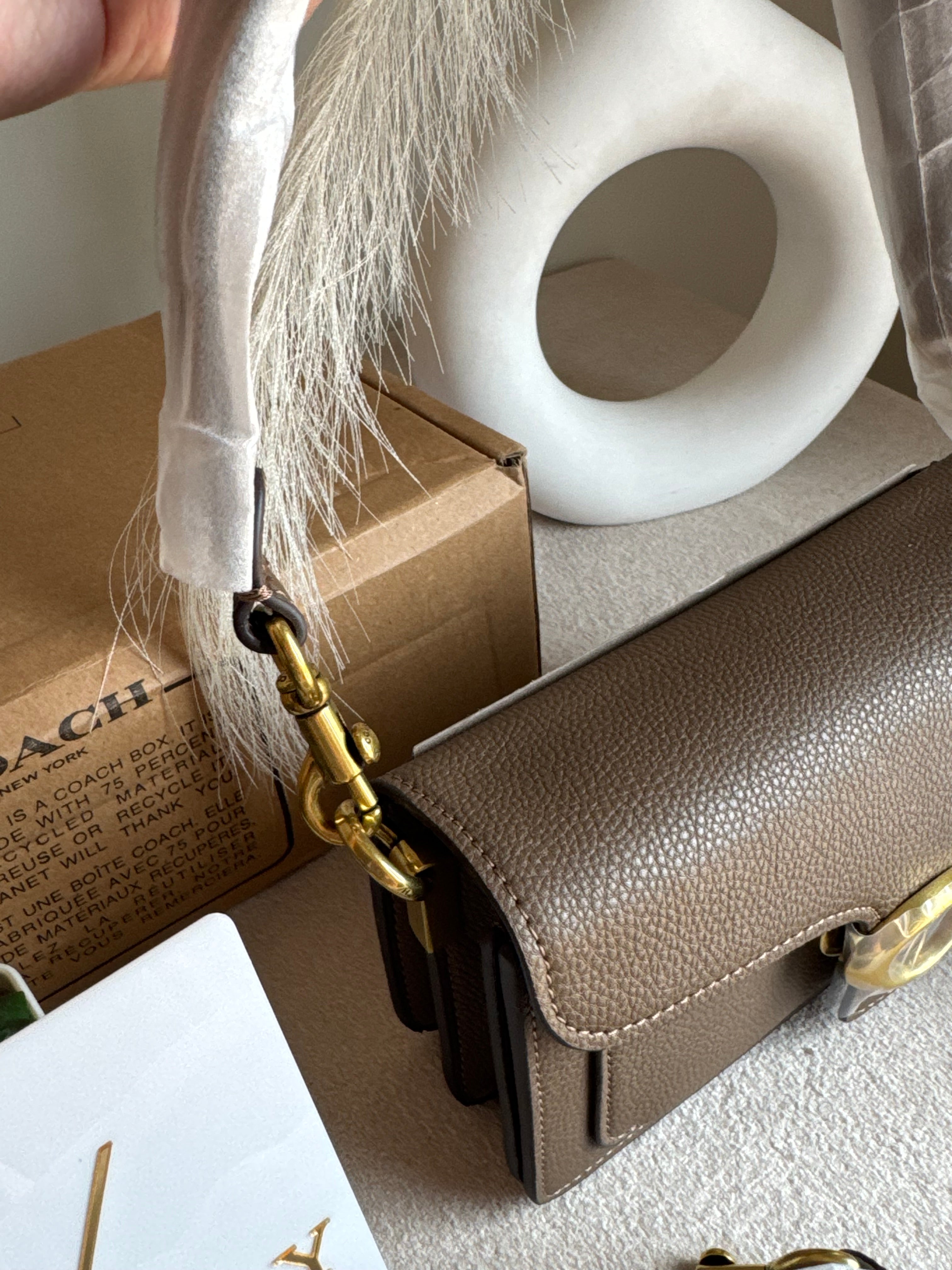 Coach TABBY Premium 20 (MINI) KHAAKI - BOX PACKING