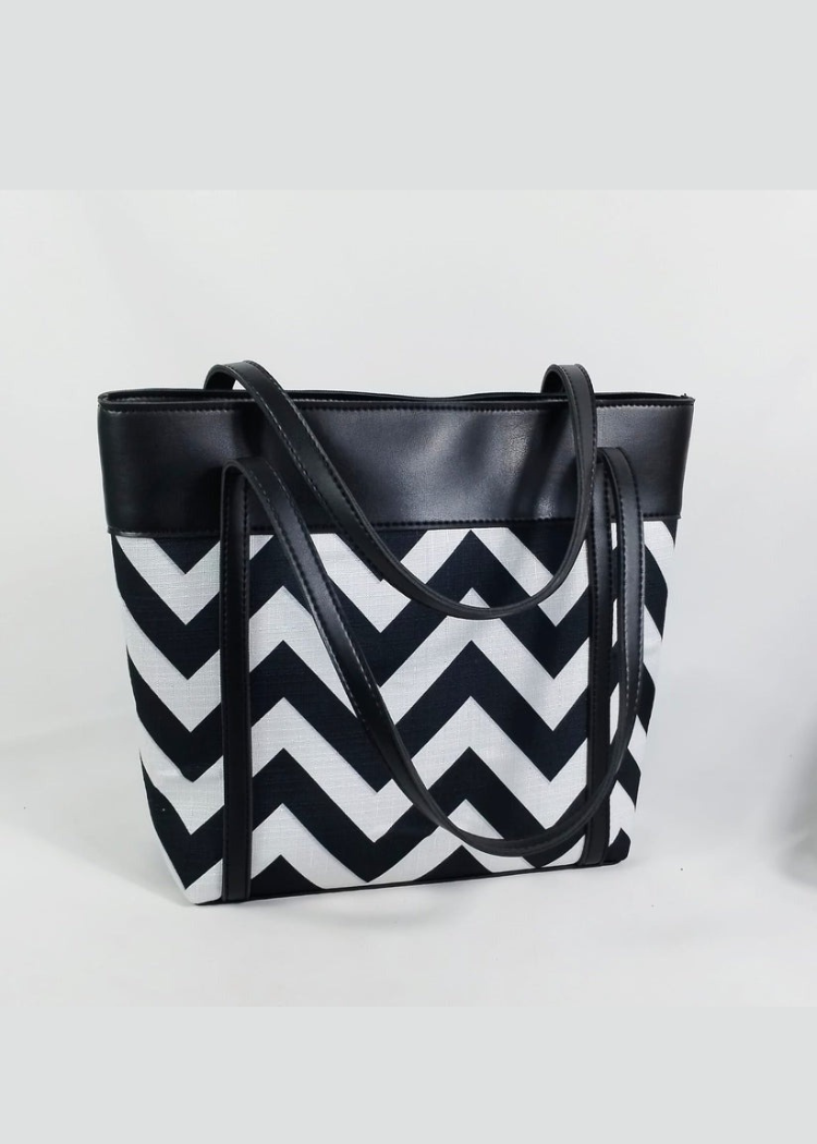 Aura Black Tote Bag