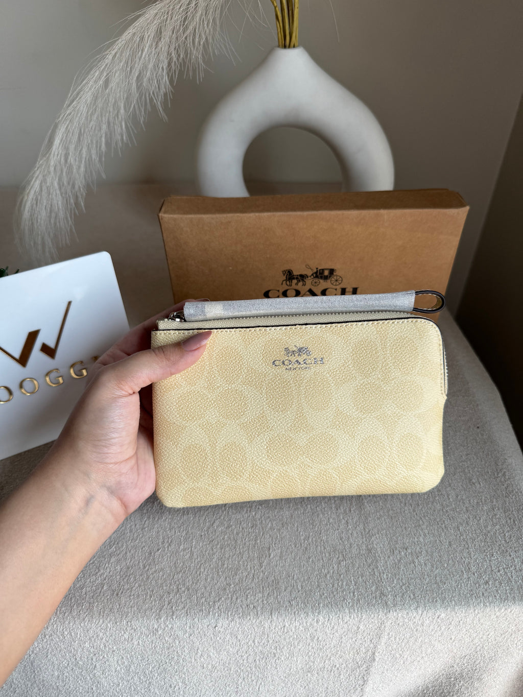 High Quality Wristlet - Butter Yellow