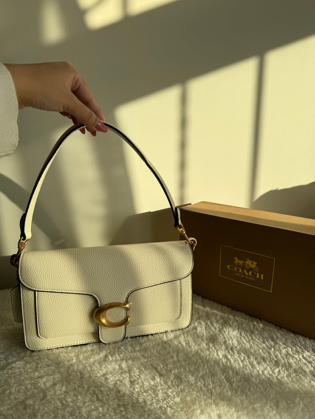 COACH TABBY PREMIUM (White) - BOX PACKING