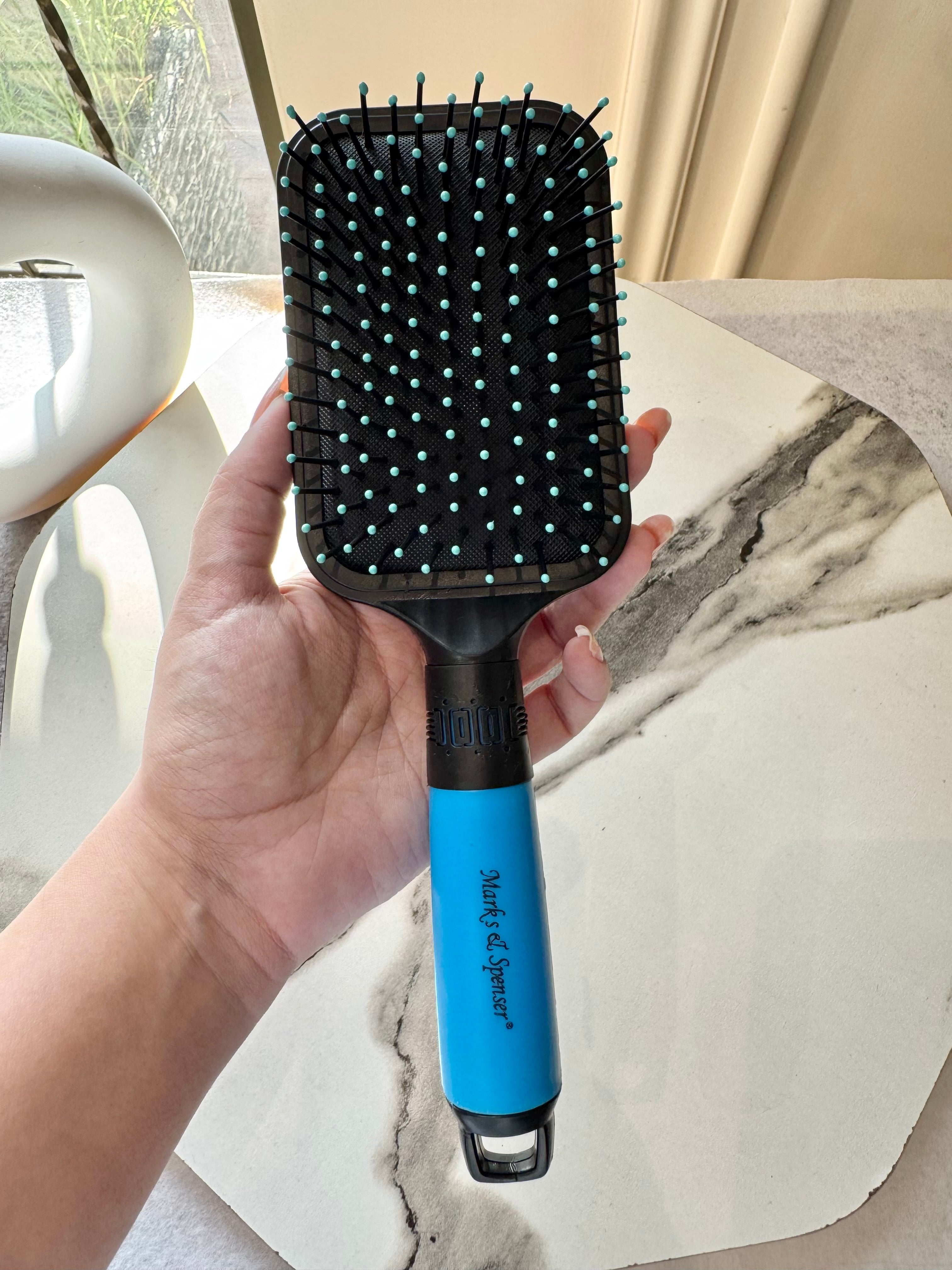 Softest Black Blue Square Brush