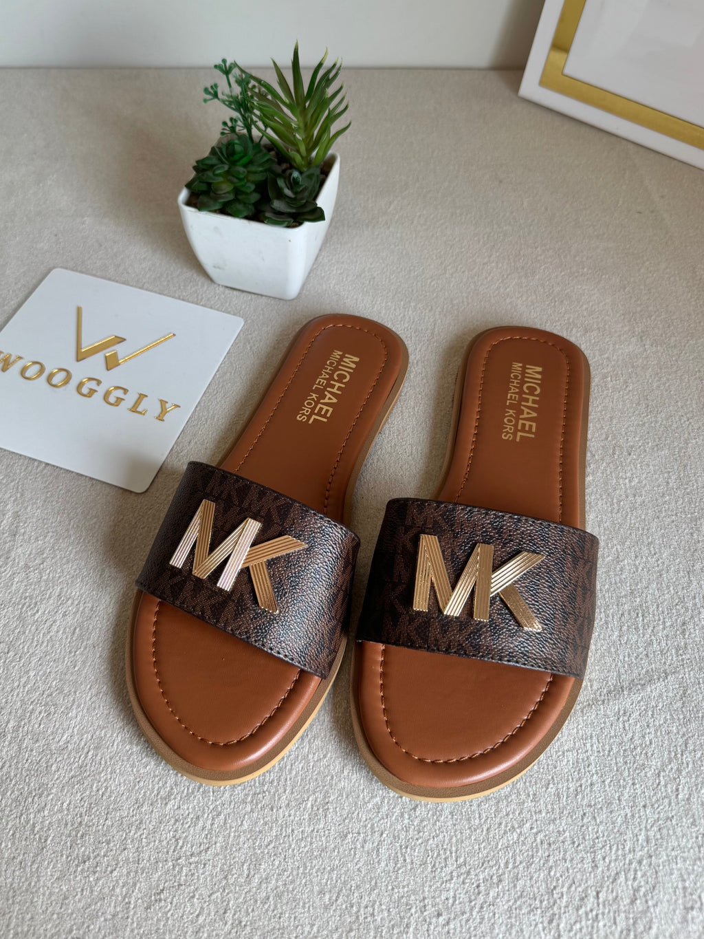 Viral MK Slides - Chocolate Brown