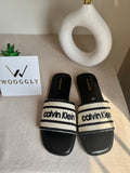 Chic CK Slides - Black & White