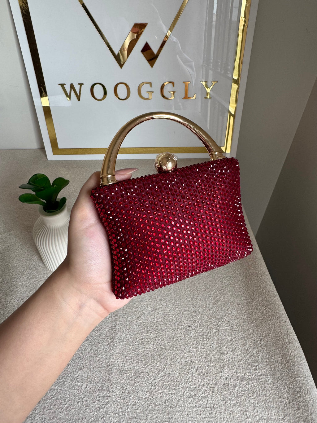 VÉRA Clutch Red