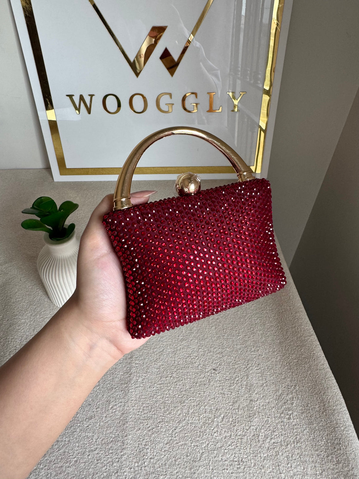 VÉRA Clutch Red