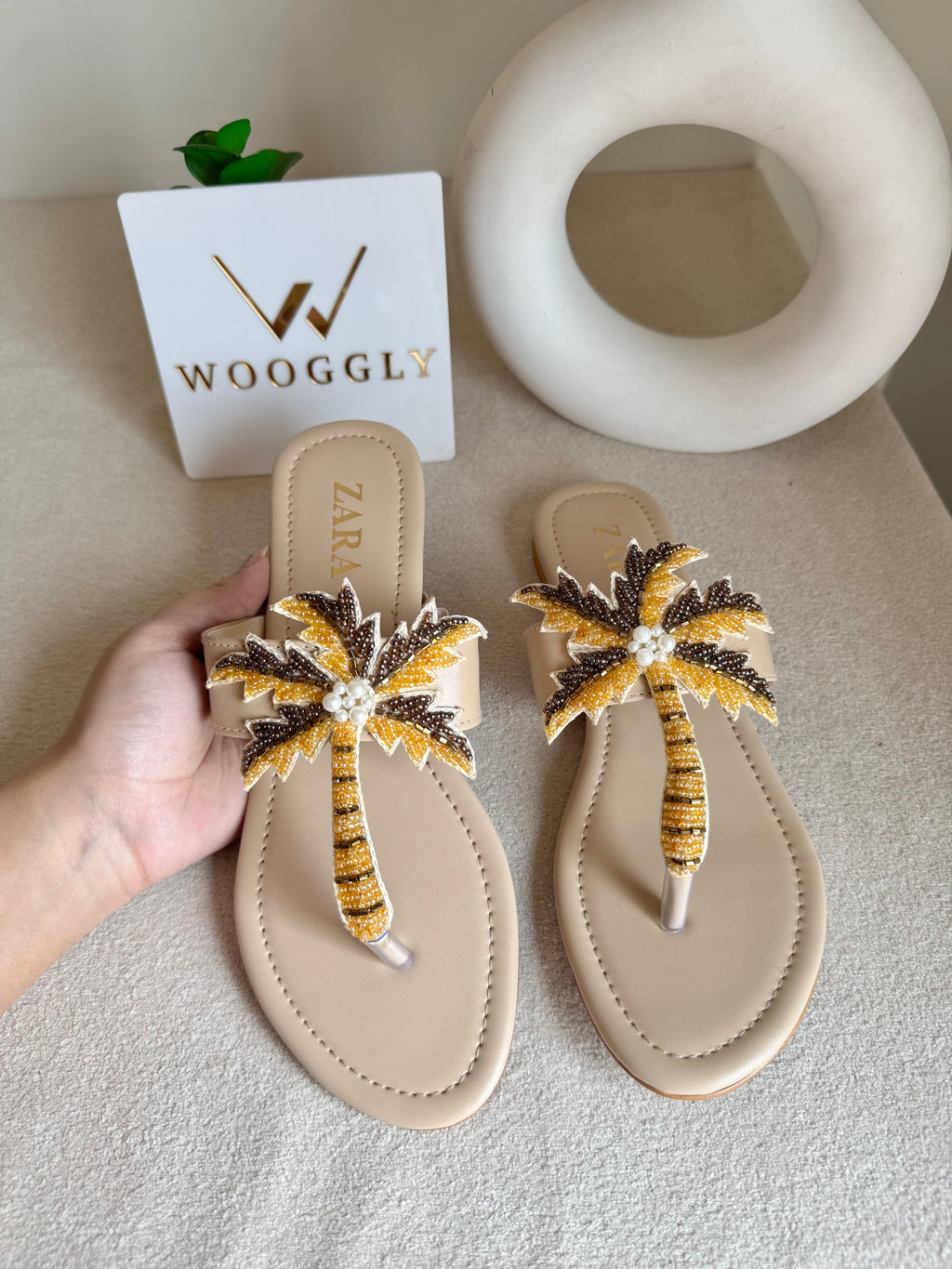 Zara Island Special Flats - Beige