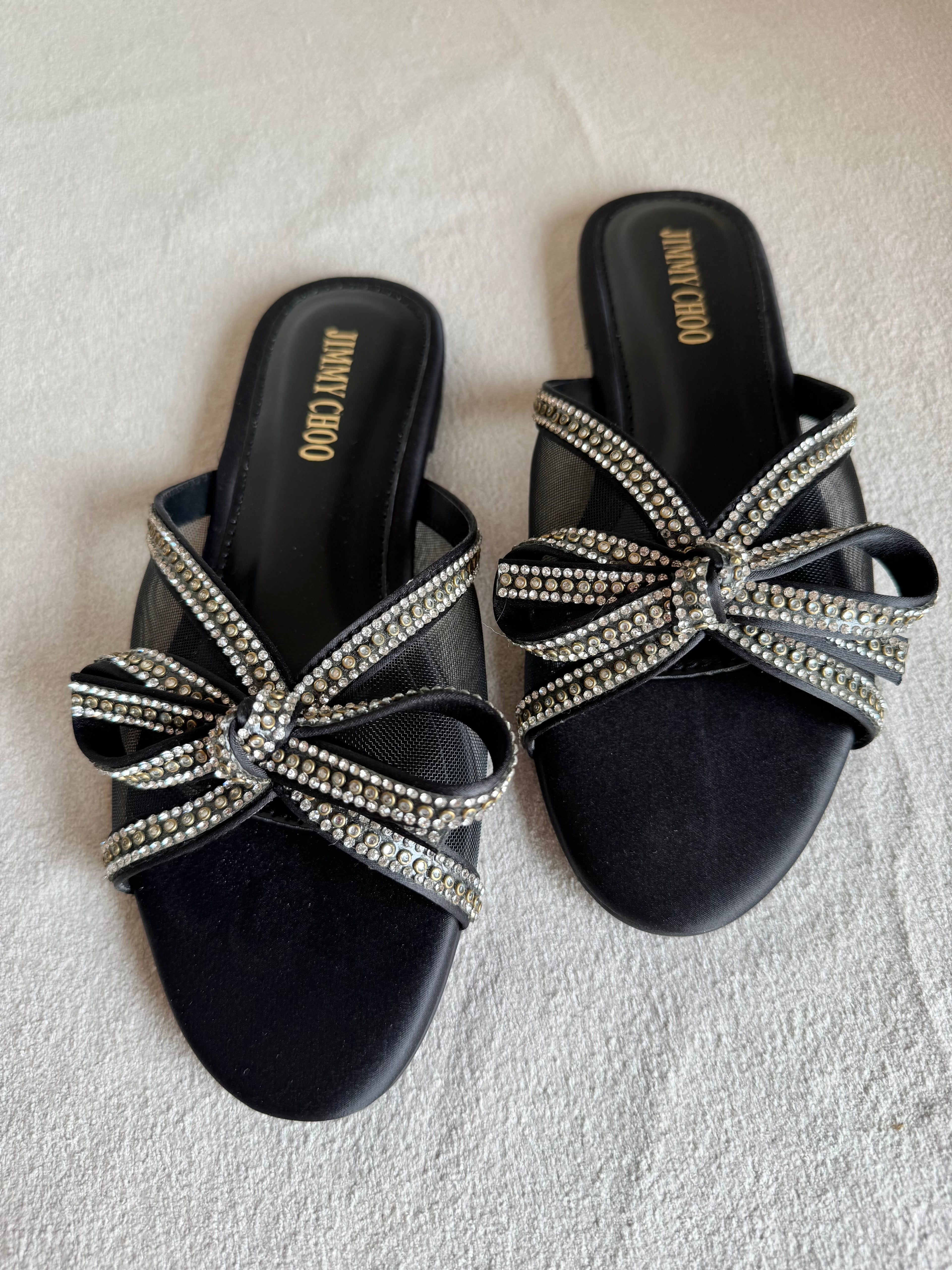 Jimmy Choo Slides - Black