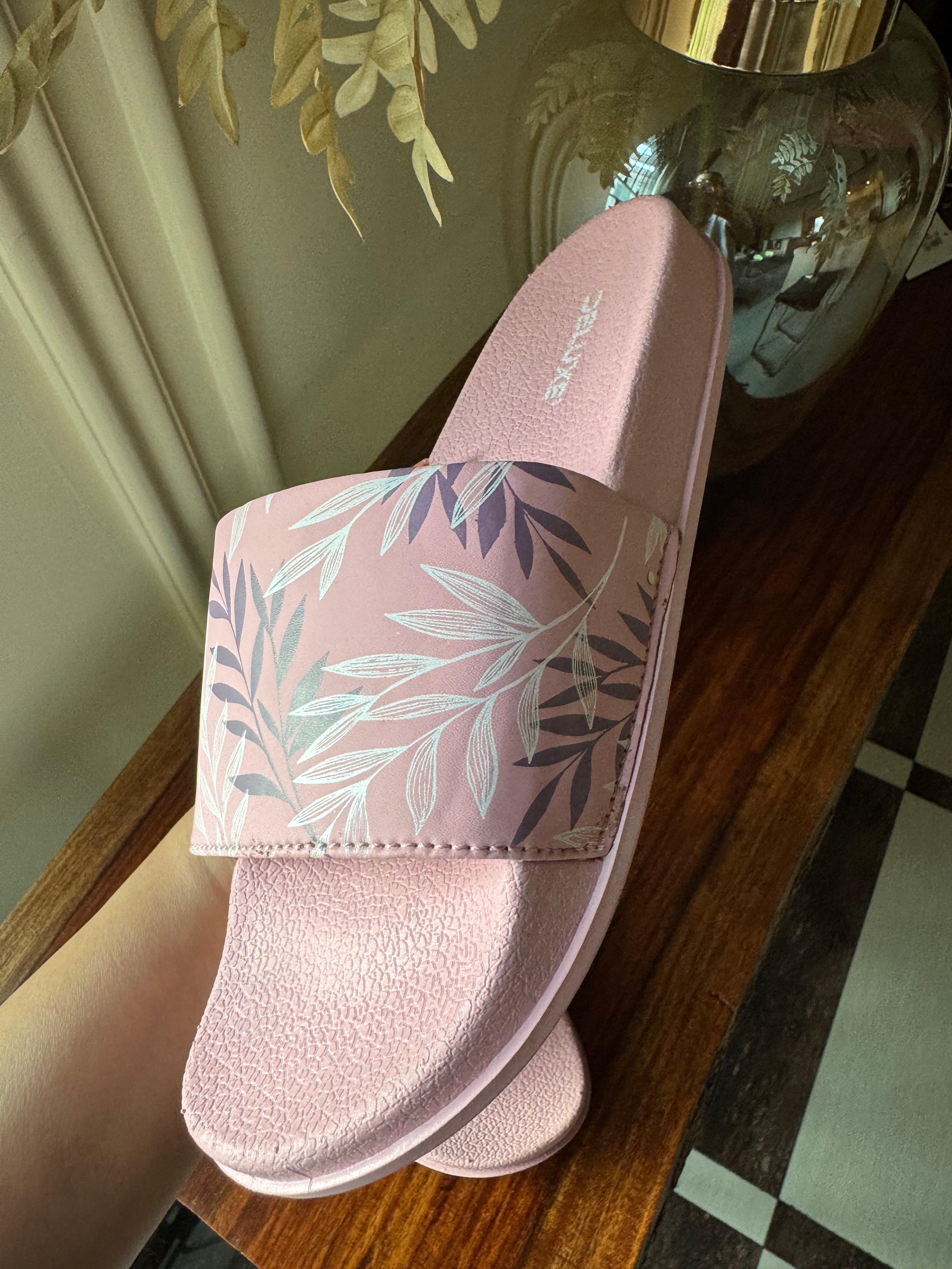 Soft Baby Pink Beach Slides