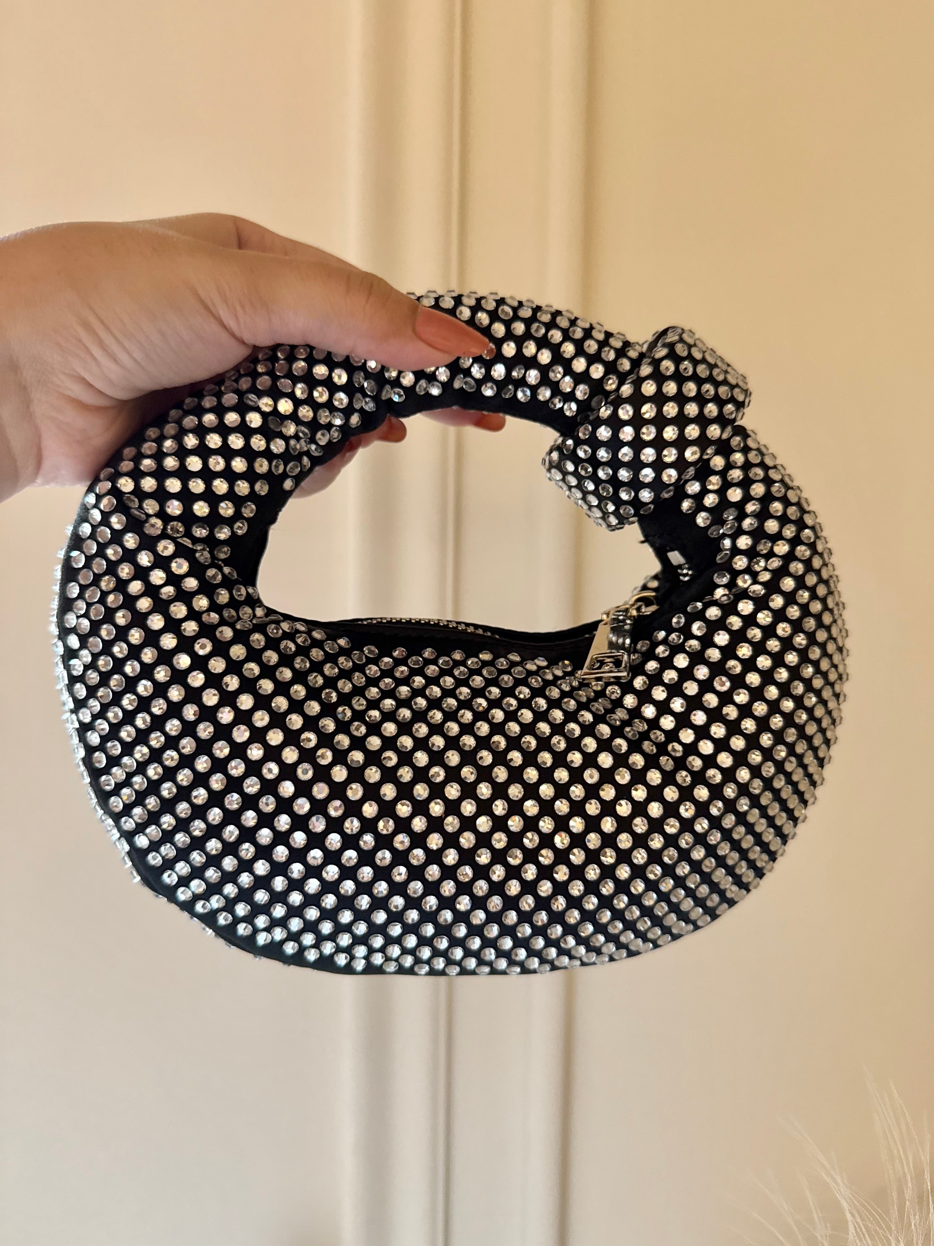 JW PIE Inspired Rhinestone Bag (Crystal)