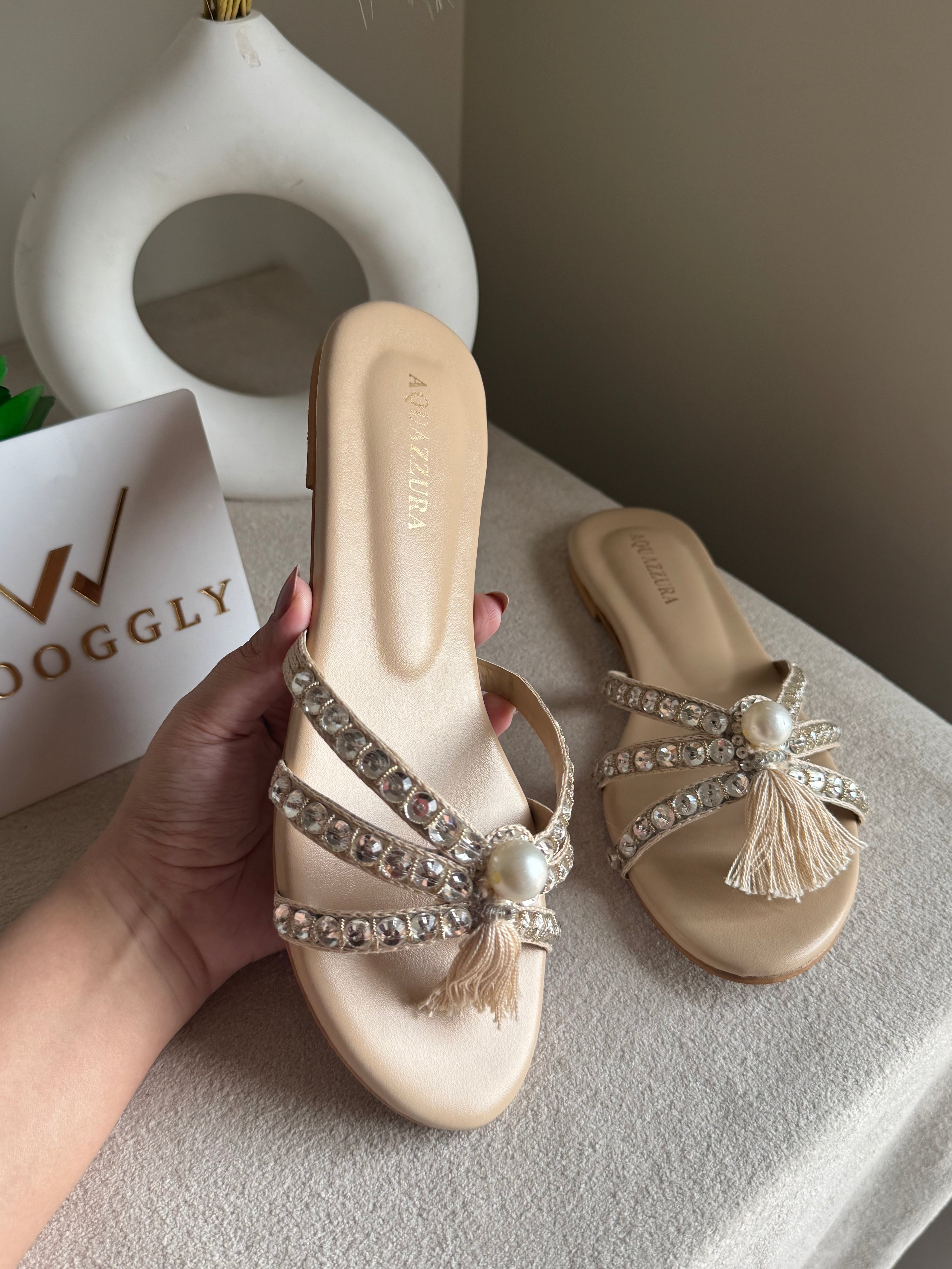 Angel Slides - Beige