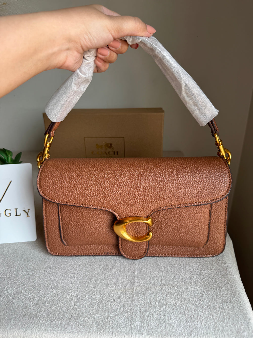 COACH TABBY Brown Good Quality -  BOX PACKING