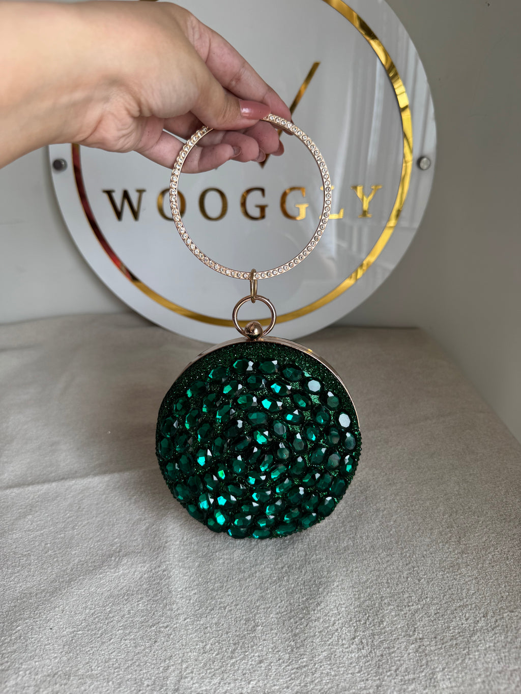 Sugar Plum Clutch - Emerald Green