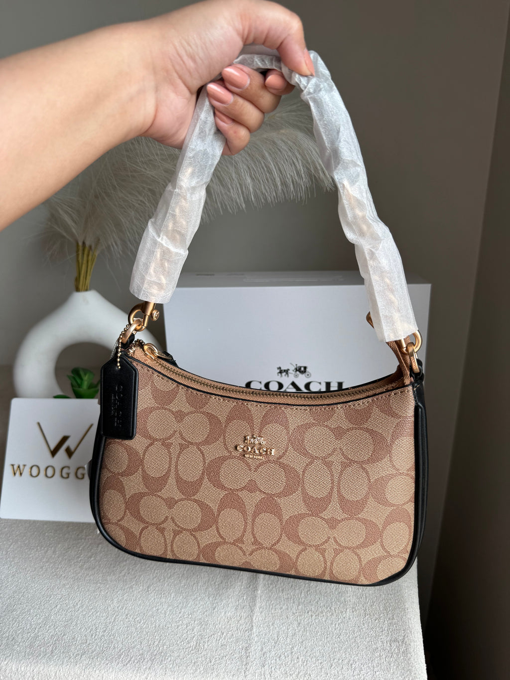 COACH TERI PREMIUM (Apricot Black) - BOX PACKING