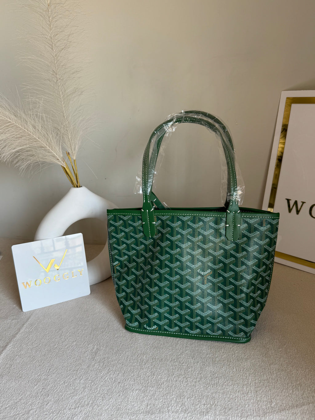 Go Yard Tote Bag - Small Green with Magnetic Box