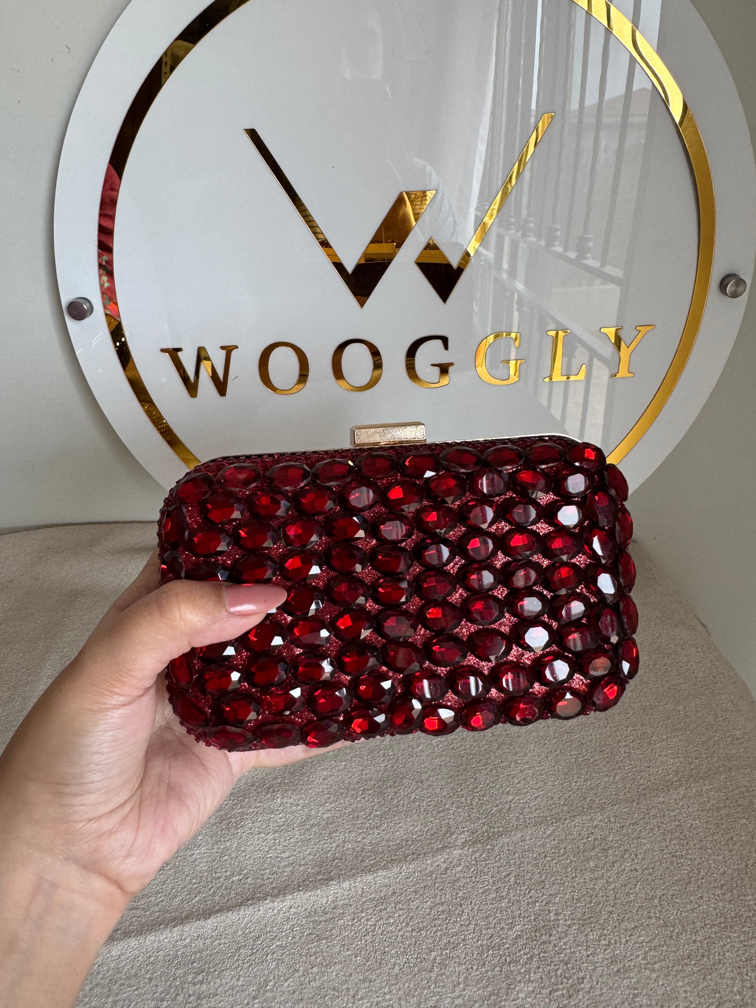 Dreamy Clutch - Maroon