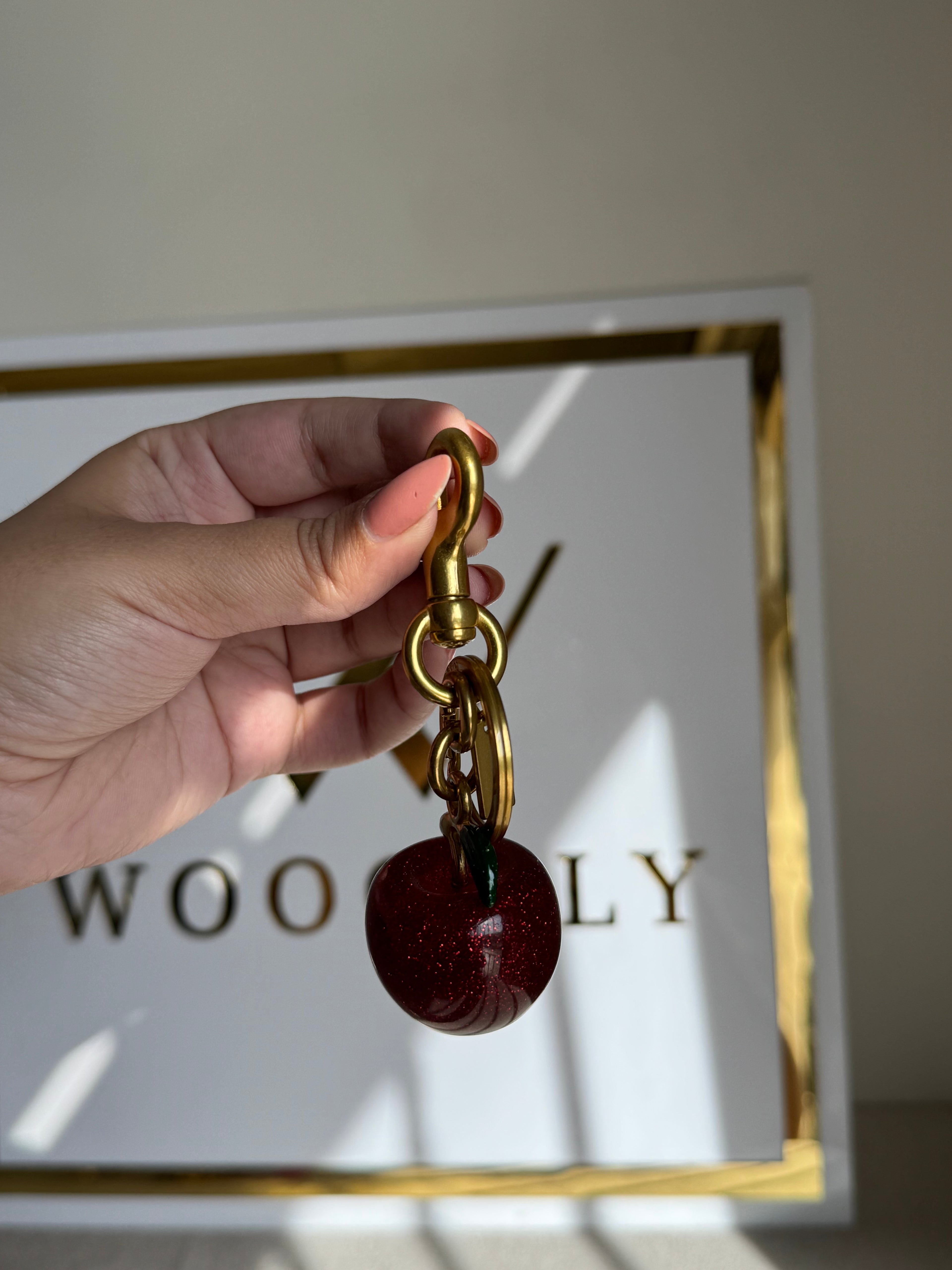 PREMIUM Apple Bag Charm