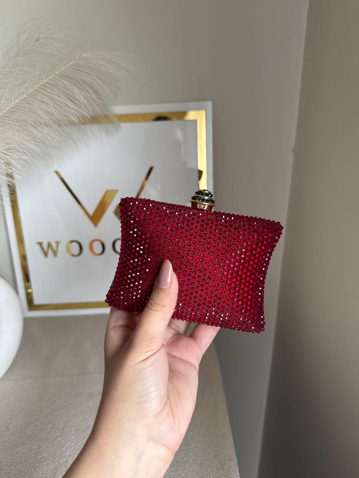 Ella Clutch - Red
