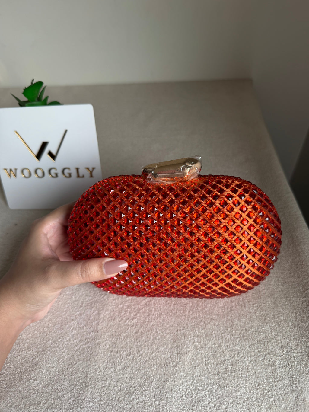 Belle Clutch Orange