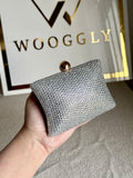 Muse Swarovski Clutch - Silver