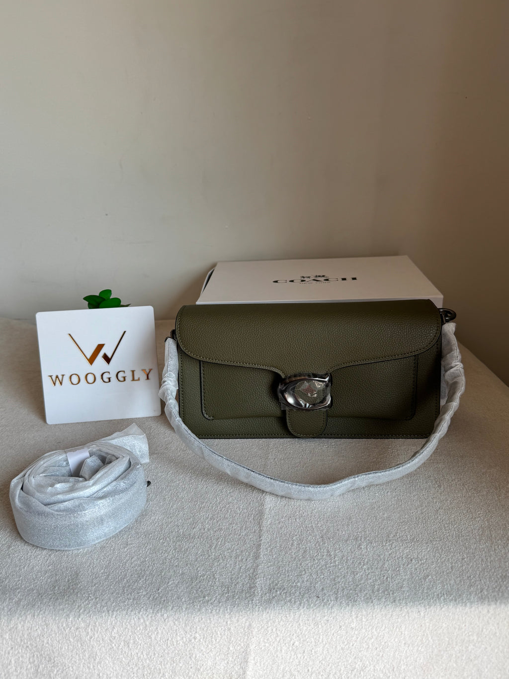 COACH TABBY PREMIUM (Olive Green) - MAGNETIC BOX PACKING