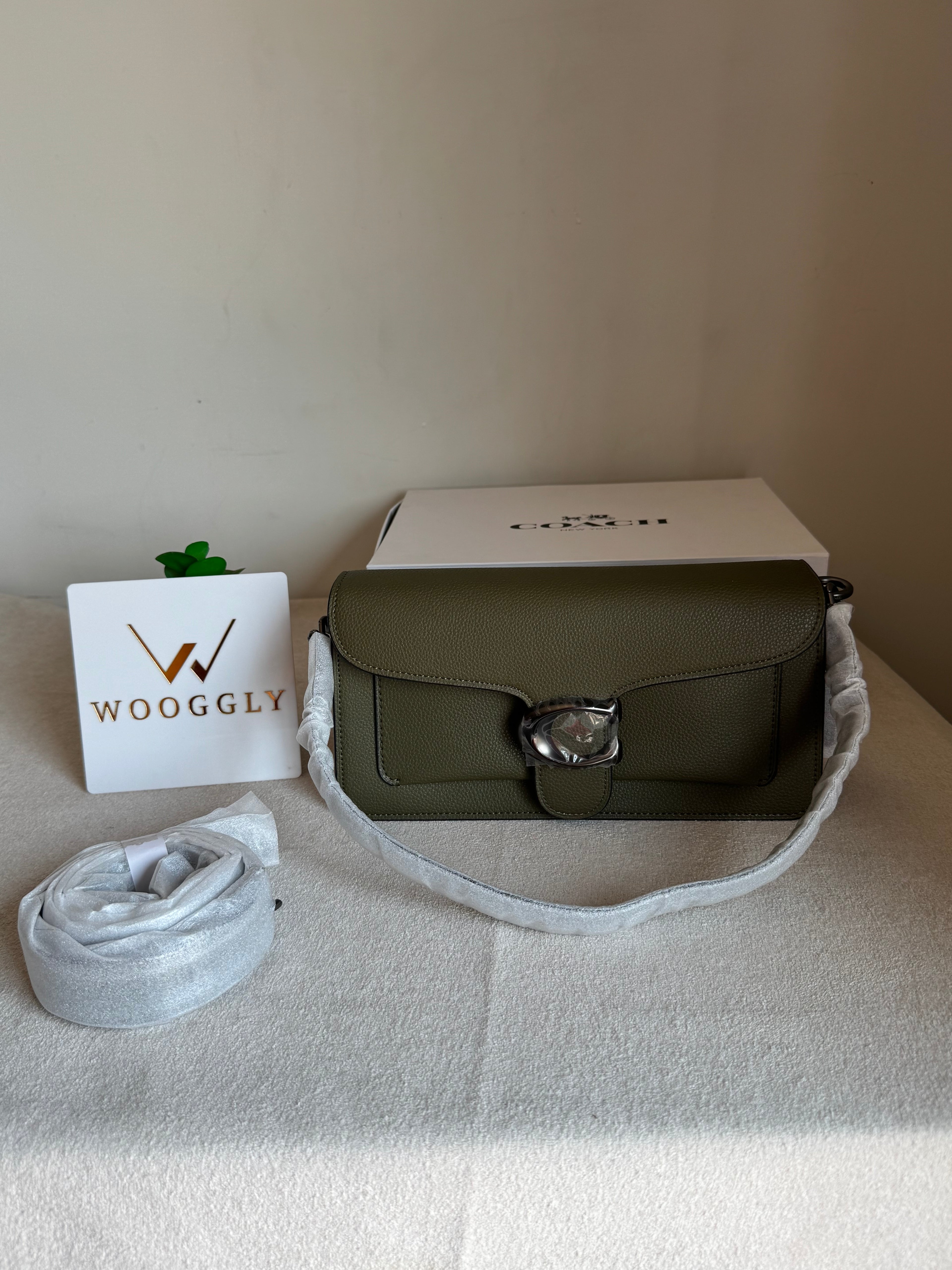 COACH TABBY PREMIUM (Olive Green) - MAGNETIC BOX PACKING