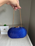 Belle Clutch Blue