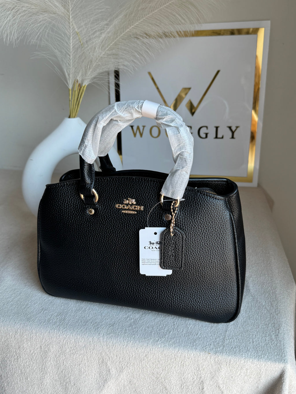 COACH PREMIUM Hand Bag (Black)