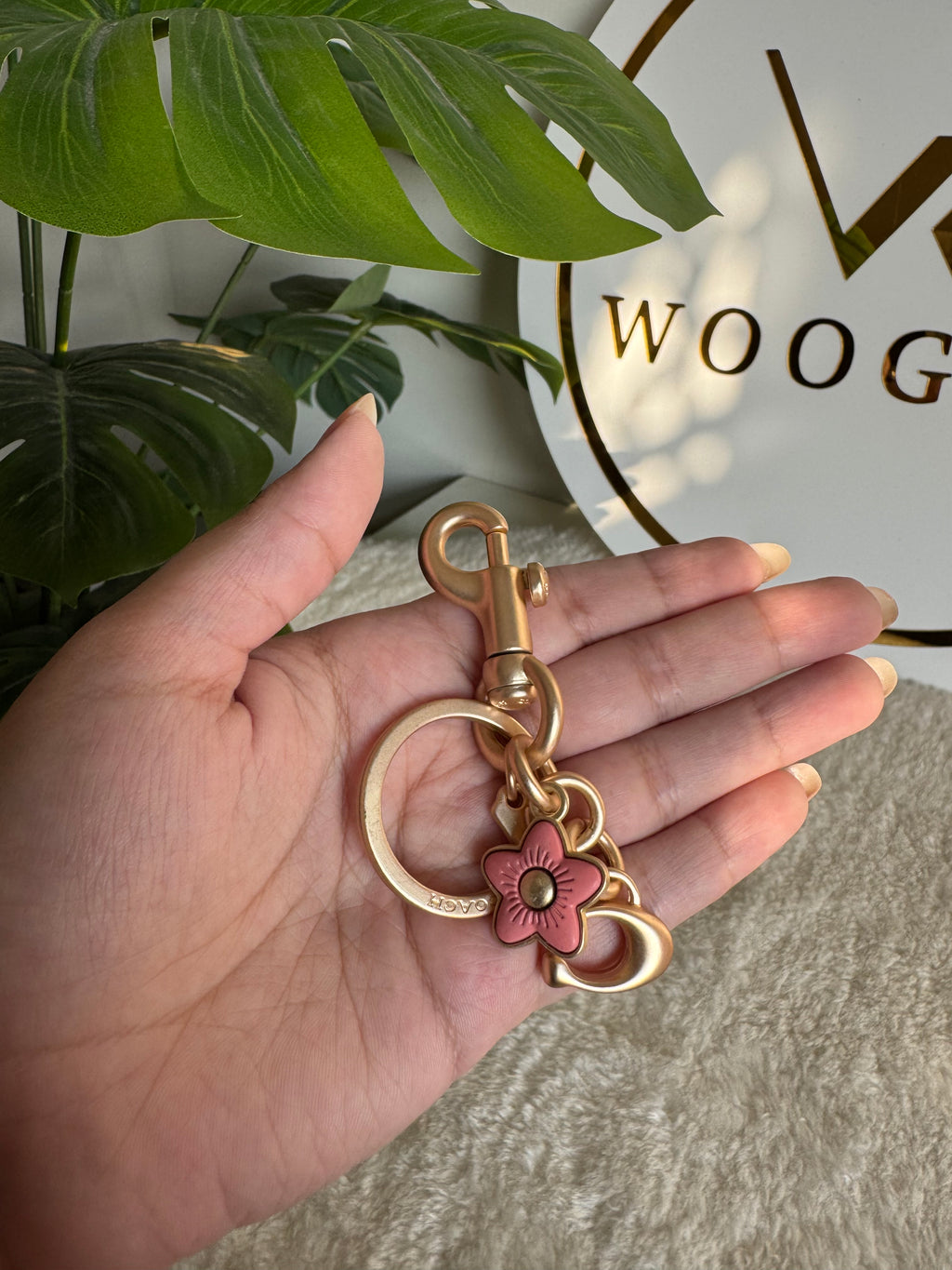 PREMIUM Coach Cute Floral Bag Charm