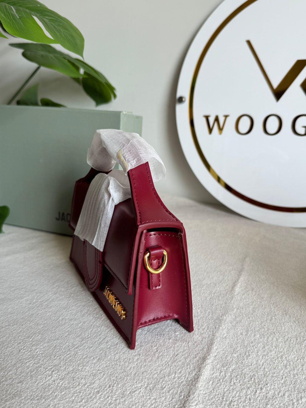 Viral Jacquemus - Small (Maroon) BOX PACKING