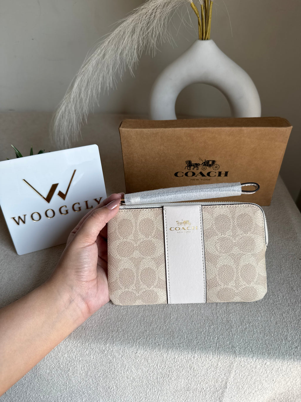 High Quality Wristlet - Apricot Fawn