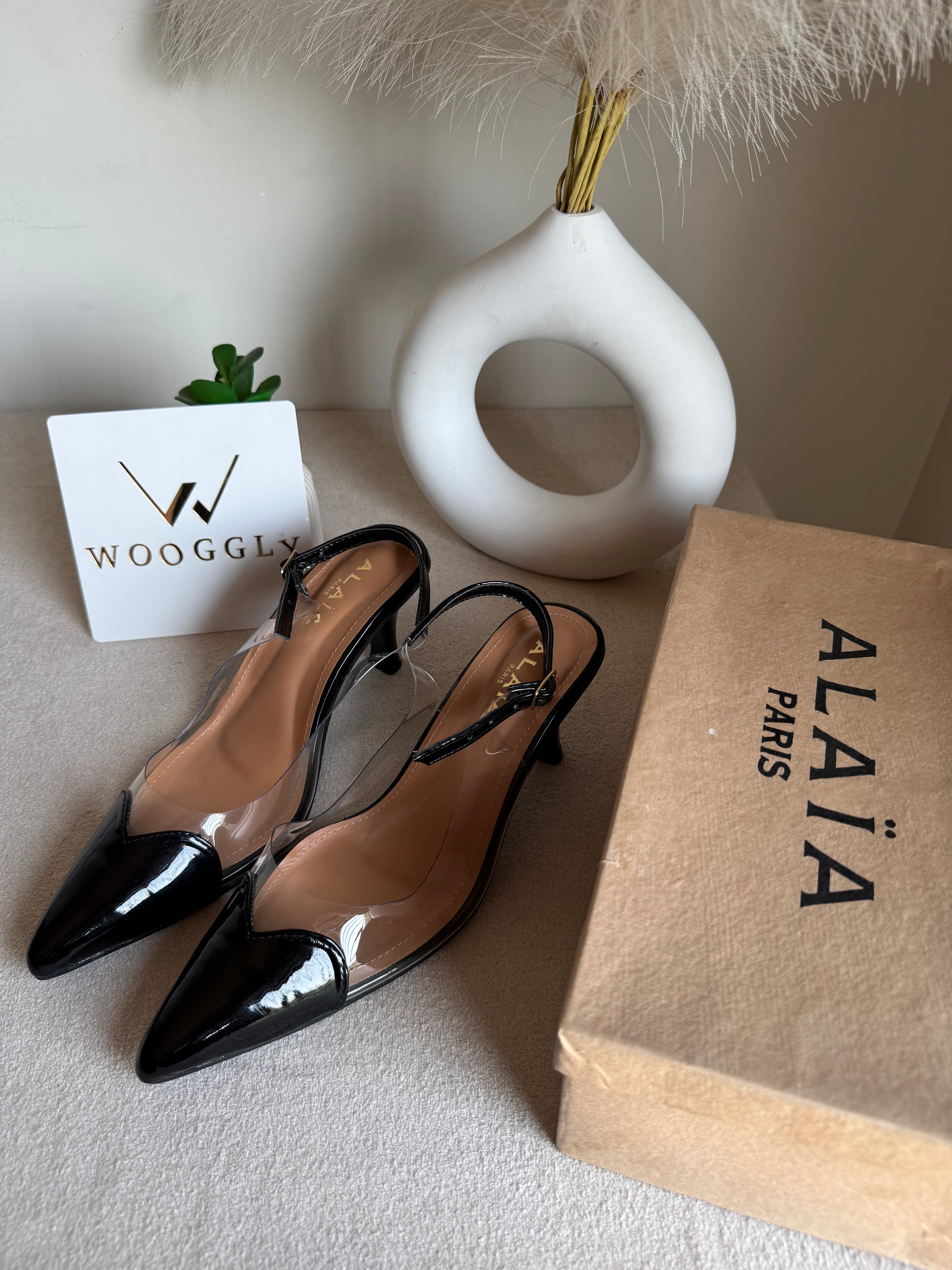 Alaia Paris Heels - Black